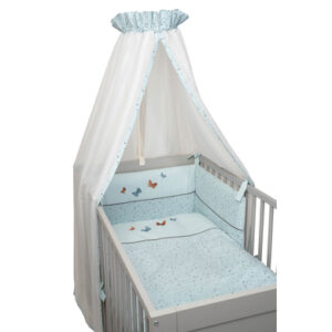 Be Be ’s Collectie Mousseline Beddenset 3st 3D Vlinder Mint