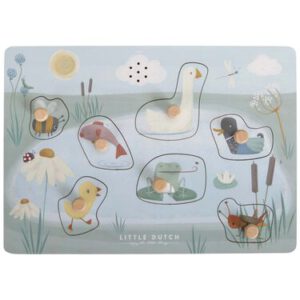 Little Dutch geluidenpuzzel Little Goose FSC