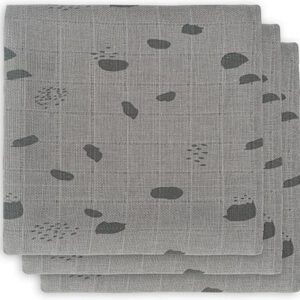 Multidoek Jollein Hydrofiel 70×70 Spot Storm Grey 3st