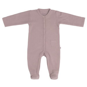 Boxpakje met voetjes Pure oud roze – 62