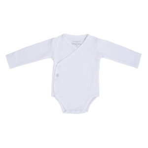 Rompertje lange mouw Pure wit – 62