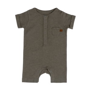 Boxpakje korte mouw Melange khaki – 50