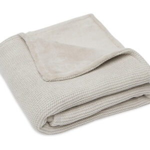 Jollein Wiegdeken Basic Knit Fleece – 75×100 cm. – Nougat