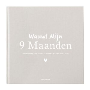 Pink Peach Mijn 9 Maanden Invulboek – Sand (2023)