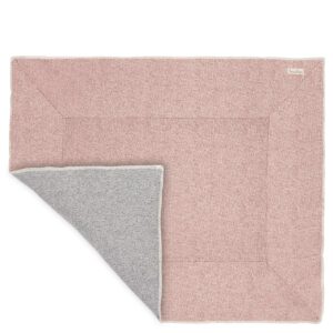 Boxkleed Koeka Vigo Old Pink/Sparkle Grey 80×100