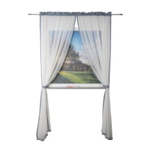 Be Be ’s Collection Gordijnlus Sjaal 2-delig Prins 2023 100×240 cm