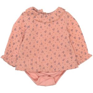 STACCATO Blouse+lijfje zacht rozenpatroon