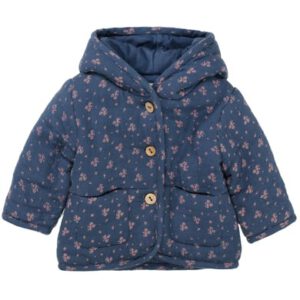 STACCATO Jas gewatteerd indigo gemêleerd patroon