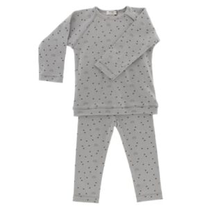 Snoozebaby Pyjamaset Milky Rust Regenboog
