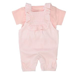 Staccato romper+shirt donkere snoepjes geruit