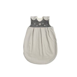 Be Be ’s Collection zomerslaapzak met badstof voering Ster Grijs
