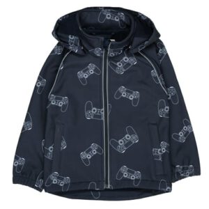 STACCATO Softshell jas donker marine gedessineerd