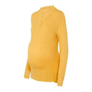 mamalicious Shirt met lange mouwen MLREESE Golden Apricot