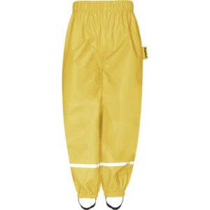 Playshoes Fleece halflange broek geel