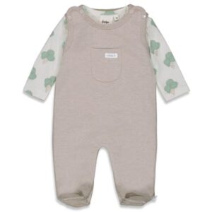 Feetje Romper 2-delig Ice Ice Baby Taupe Melange