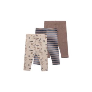 Hust & Claire Legging 3-pack Lukas Hert bruin gemêleerd