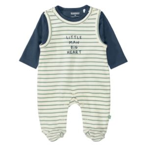 STACCATO Romper+shirt ivoor gestreept