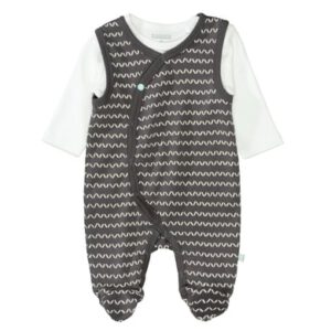 STACCATO Romper+shirt washed antraciet gedessineerd
