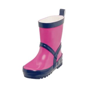 Playshoes Rubberen laars roze/ marine