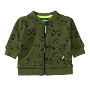 STACCATO Jongens Jasje met zacht olive patroon