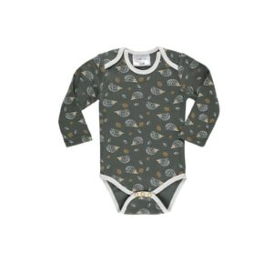 pink or blue Body met lange mouwen egel grijs