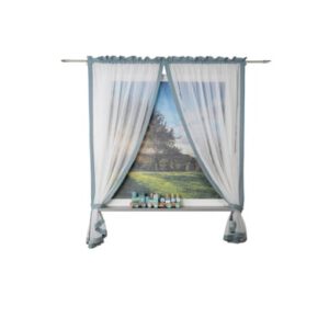 Be Be ’s Collection Gordijn Lus Sjaal 2-delig Kikker King 100×170 cm