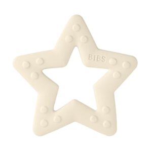 BIBS® Bijtring Baby Bitie Star vanaf 3 maanden in ivoorkleur