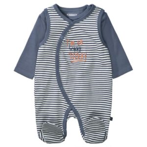 STACCATO romper+shirt night blauw gestreept