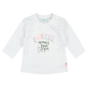 Feetje Longsleeve Roarrr Wild Thing wit