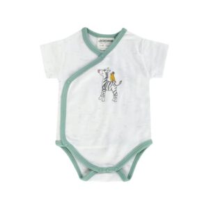 JACKY Wikkel body korte mouw ANIMAL FRIENDS off white