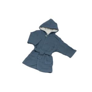 Be Be ’s Collection mousseline badjas donkerblauw