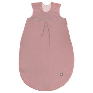 odenwälder Mousseline slaapzak gewatteerd cranberry