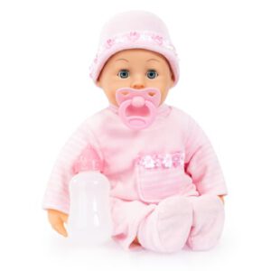 bayer Design First Woorden Baby 38 cm roze