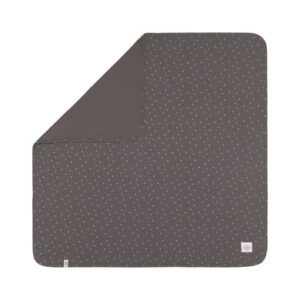 LÄSSIG anthracite Babydeken Spots 80 x 80 cm