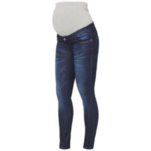 mama licious Moederschapsbroek MLRENO Donkerblauw denim
