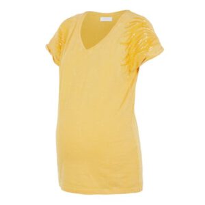 mamalicious Zwangerschapshemd MLANNABELL Cream Goud