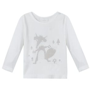 ESPRIT Newborn Lange stijl shirt uit white