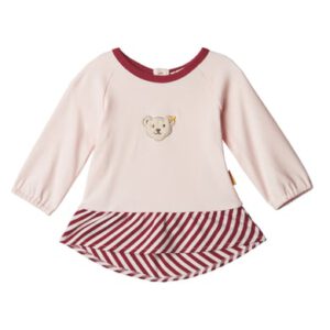Steiff Girls Shirt met lange mouwen, barely roze