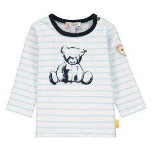 Steiff Jongens shirt met lange mouwen, winterse lucht
