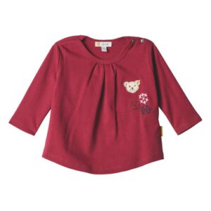 Steiff Girls Overhemd met lange mouwen, bietenrood
