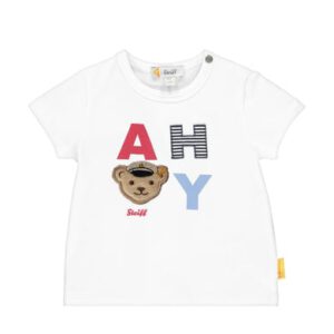 Steiff T-shirt, b right white Ahoy