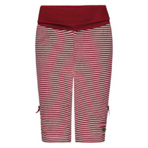 Steiff Girl s Leggingsleer, rood gestreept