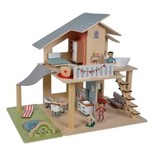 Eichhorn Poppenhuis met meubelen