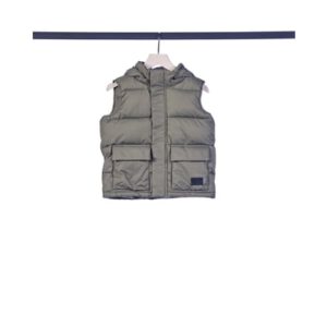 TOM TAILOR Waistcoat Dusty Olive Green