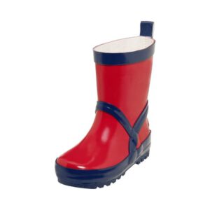 Playshoes Rubberen laarzen rood/ marine