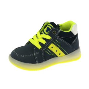TOM TAILOR lage schoen navy-neon yellow