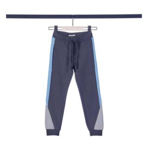 TOM TAILOR Sweatbroek color geblokkeerd cool grijs