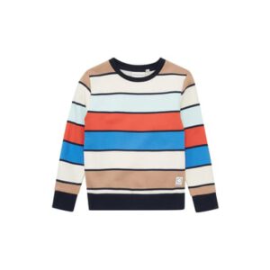 TOM TAILOR Sweatshirt gestreept gekleurd