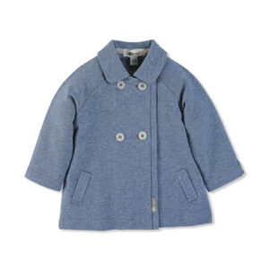 Sterntaler Girl s Babyjasje Sweat medium blue melange