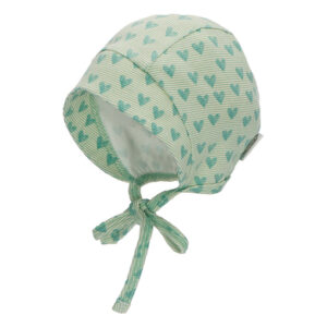 Sterntaler Bonnet hartjes groen